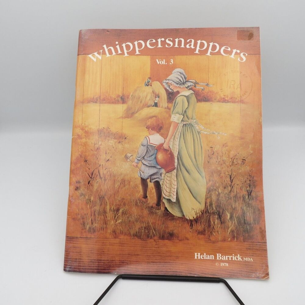 Whippersnappers Vol. 3 Helan Barrick 1978 Art Painting Folk Art Book